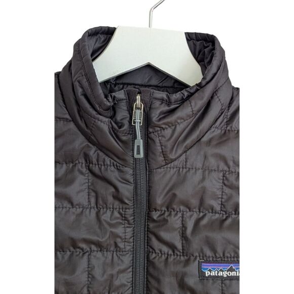 Patagonia x Ebay Embroidered Black Quilted Vest Zip Up Women's XXS STY84247 FA19 - Picture 4 of 9